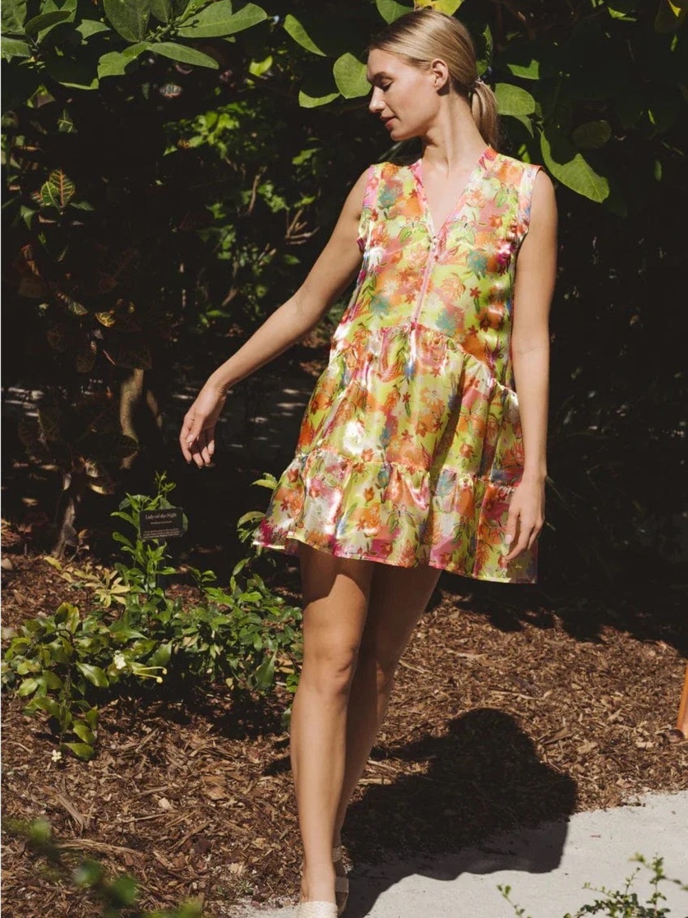 Alden Adair Gia Dress in Eden Print $159